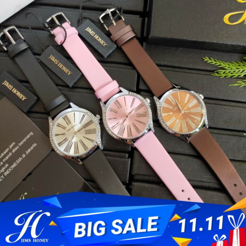 JIMS HONEY JAM TANGAN KODE JT 8125 JAM TANGAN CEWEK JAM TANGAN WANITA KECIL JAM TANGAN ORIGINAL
