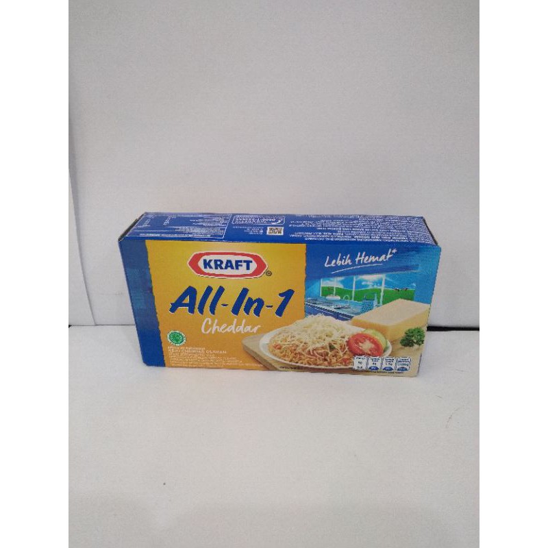 

KRAFT ALL IN ONE CHEDDAR / KEJU CHEDDA OLAHAN 165gr / 150gr