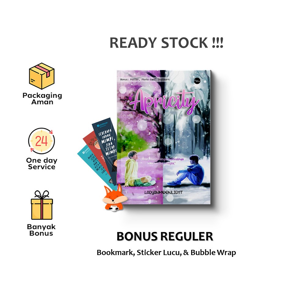 

Buku Apricity Bonus Poster, Photocard dan Bookmark (Aria Media)