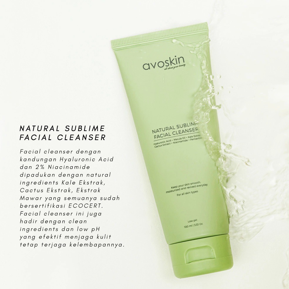 Avoskin Natural Sublime Facial Cleanser 100ml