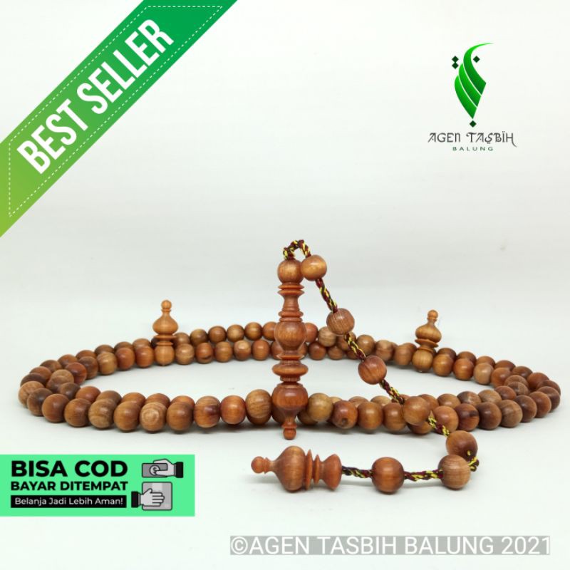 Tasbih Kayu Raja/Kayu Agatis Super!!8mm ORIGINAL!!