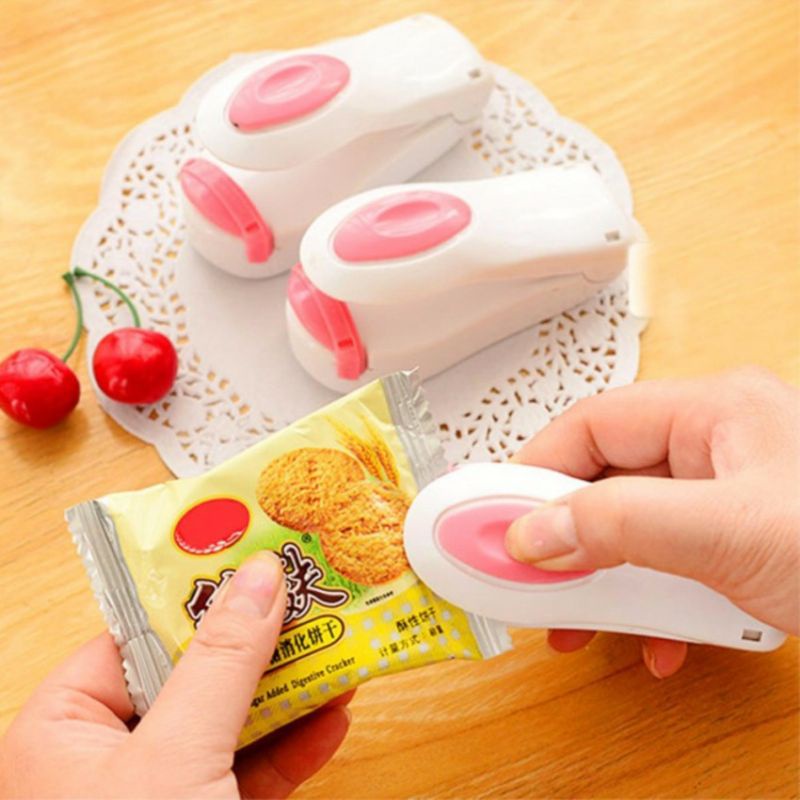 ~ PIYOSHI08 ~ Penyegel Mini Hand Sealer Gen 2 Alat Press Snack Perekat Unik Murah PD06