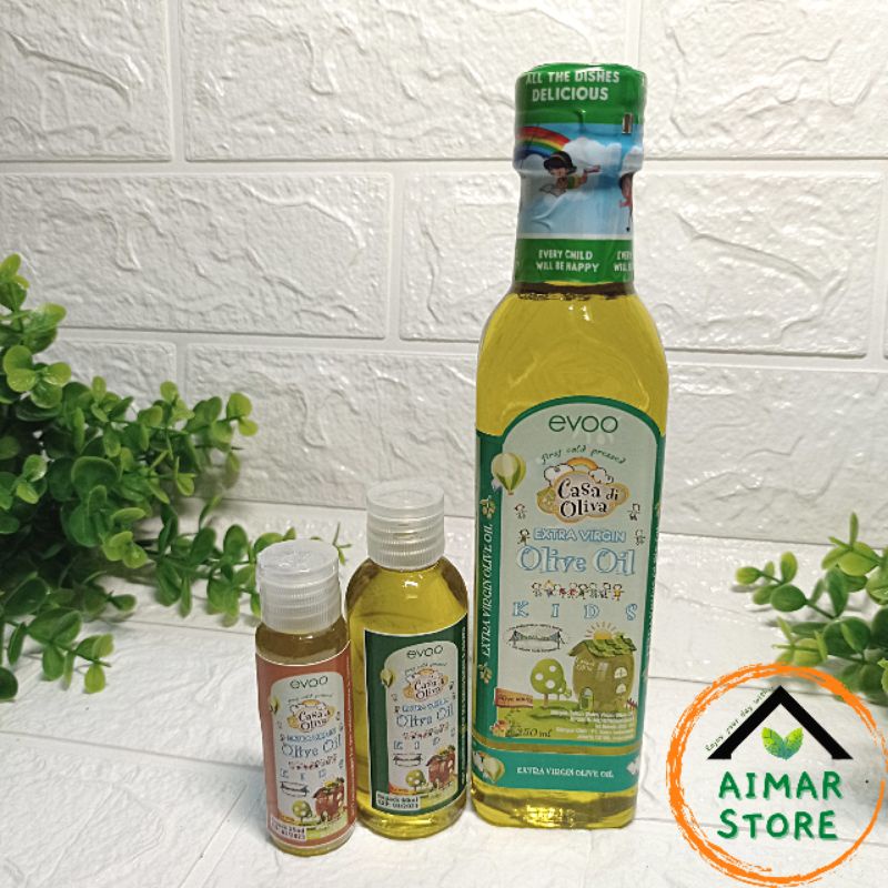 

Minyak Zaitun Casa di Oliva KIDS mini pack EVOO 60ml 25ml ELOO 100ml extra light