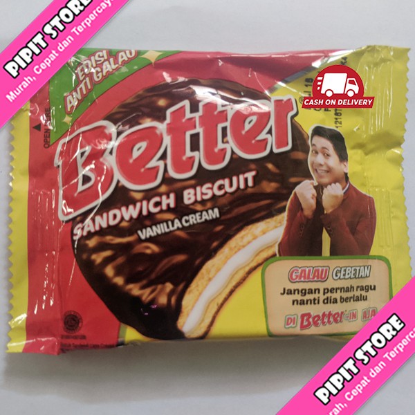 

Better Sandwich Biscuit Camilan MAKANAN