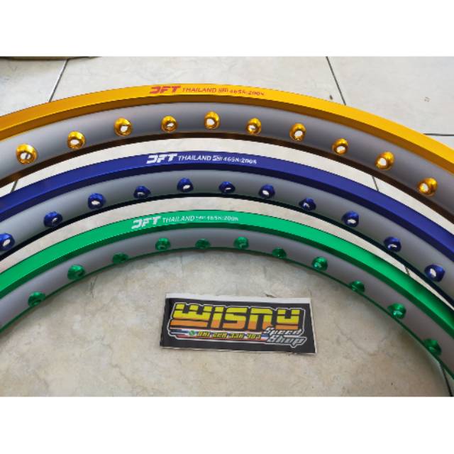 Velg Dft two tone gold silver
