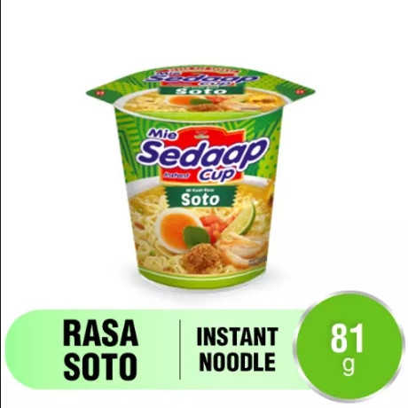 

SEDAAP Mie Instan Cup Soto 81 GR