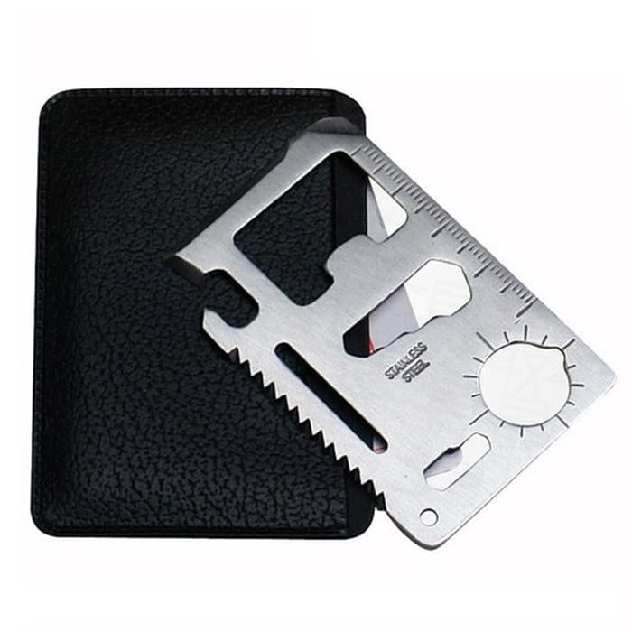 

Terlaris Solid EDC 11 in1 Multi Tools Purpose Credit Card Sized Pocket
