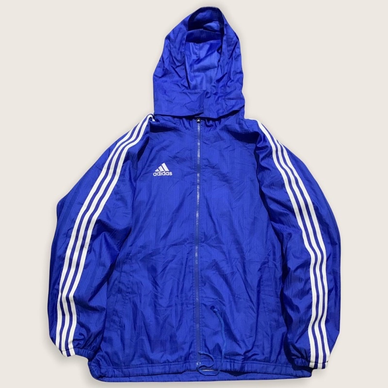 Jaket Windbreaker Adidas Essential 3stripe tapped