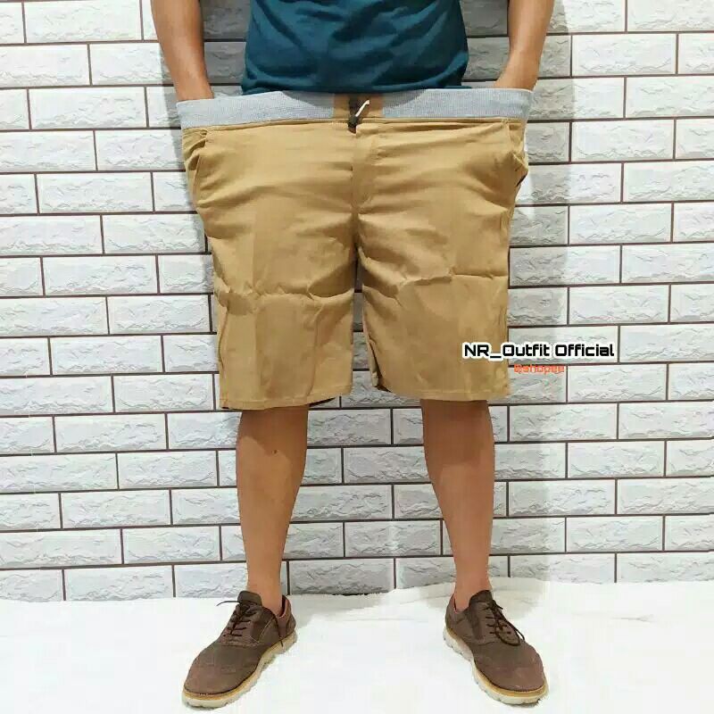 Celana Pendek Pria Chino Jumbo Big Size 38-44