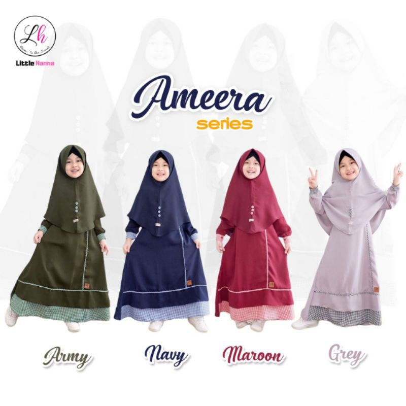 set gamis ameera by littlehanna 681012