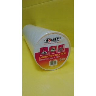 

Hombo Plastik Laminating Roll Glossy 330mm x 32mic x 150m KERTAS HVS