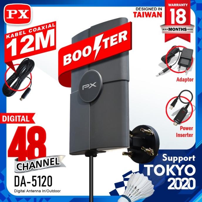 Antenna PX 4K DA5120 TV digital HD Indoor Outdoor DA 5120 PX DA-5120