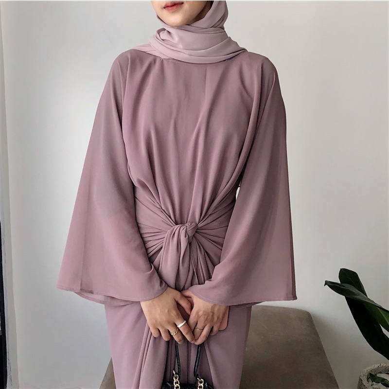 Zéa - Ronna - Dress Kaftan Ikat Bridesmaid Lebaran Kondangan