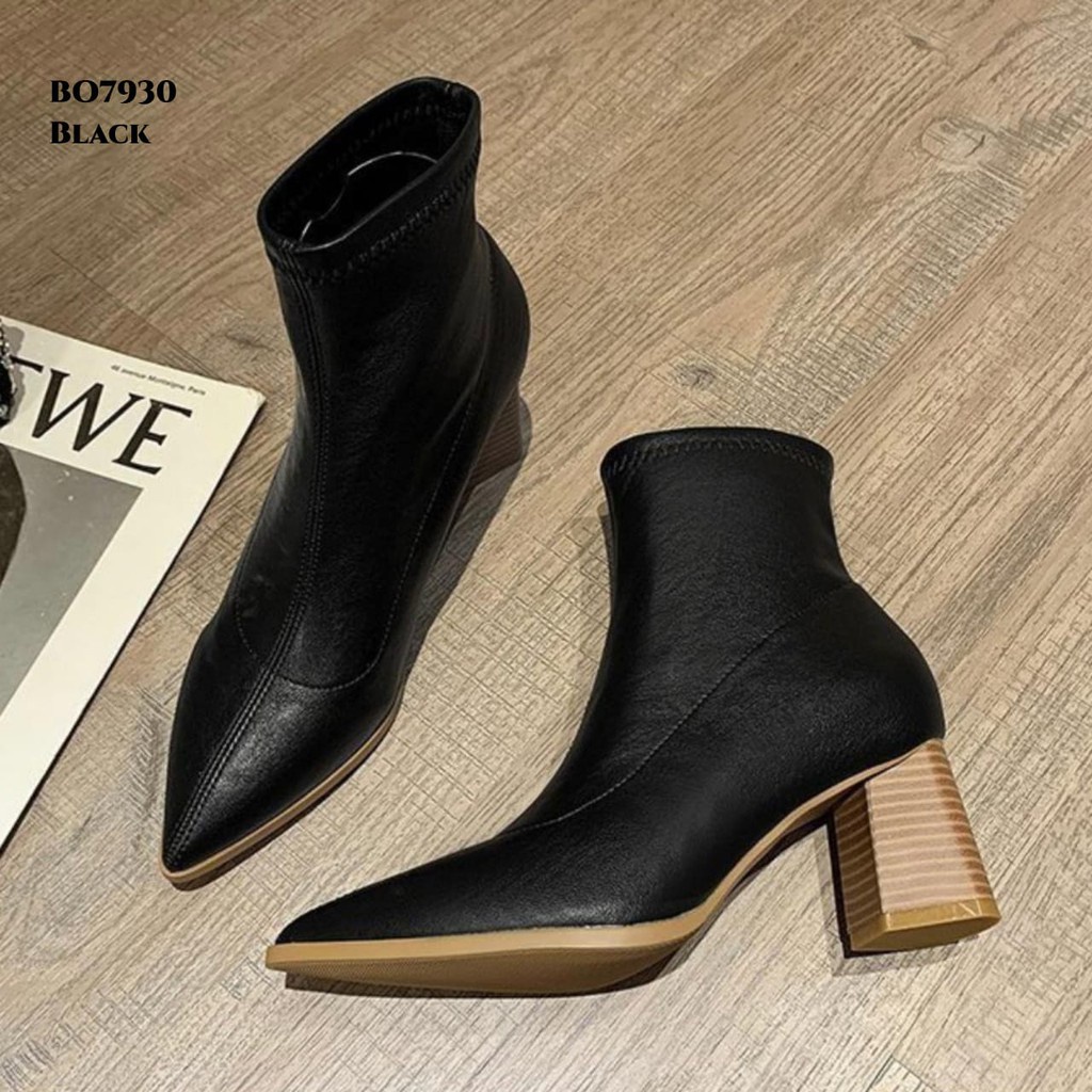 ✅PINKEY P027 RESTOCK SEPATU BOOTS FLAT KOREA HEELS