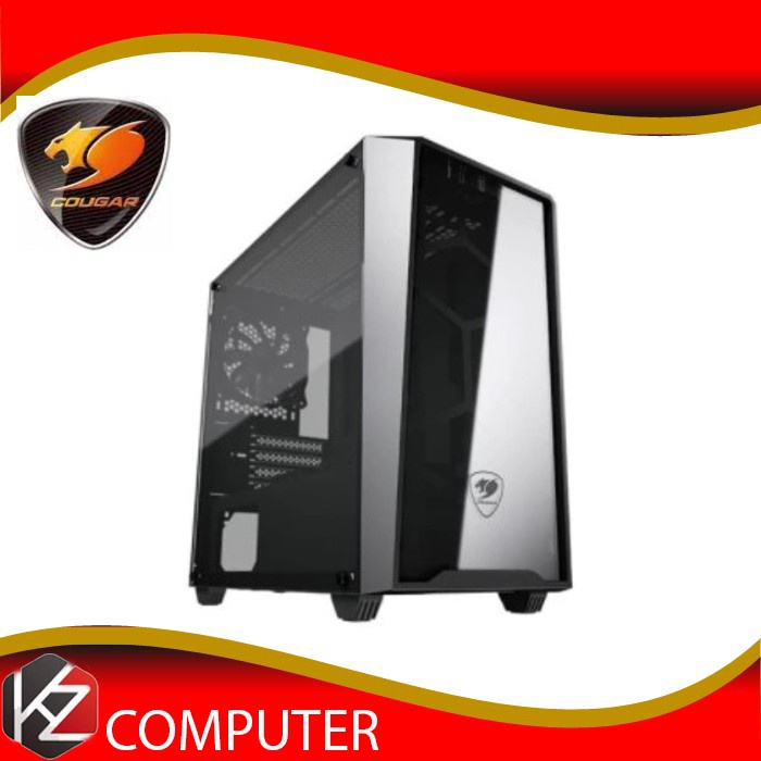 Case COUGAR MG120-G with Tempered Glass