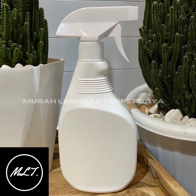 BOTOL KISPRAY 500ML HDPE PUTIH SPRAY SEMPROT