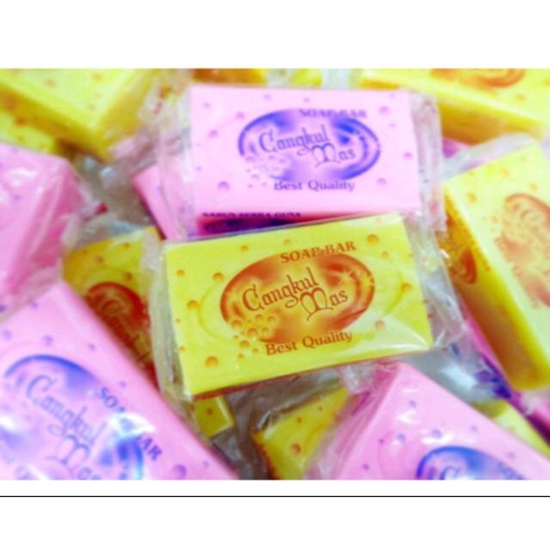 Sabun Batang Cangkul Mas | Warna Merah atau Kuning