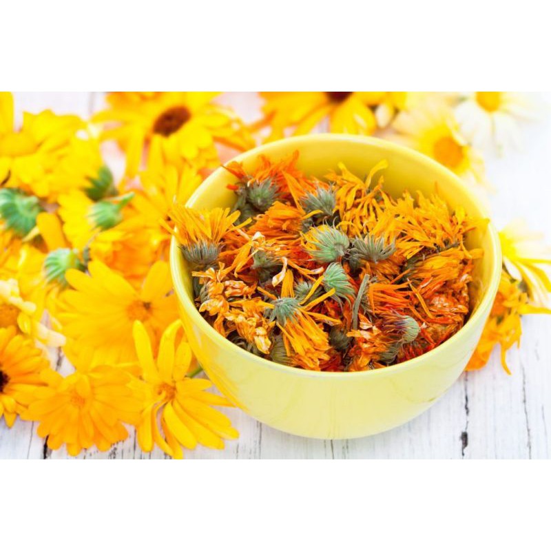 CALENDULA FLOWER TEA : MARIGOLD FLOWER TEA / TEH BUNGA CALENDULA (30 TEA BAG)