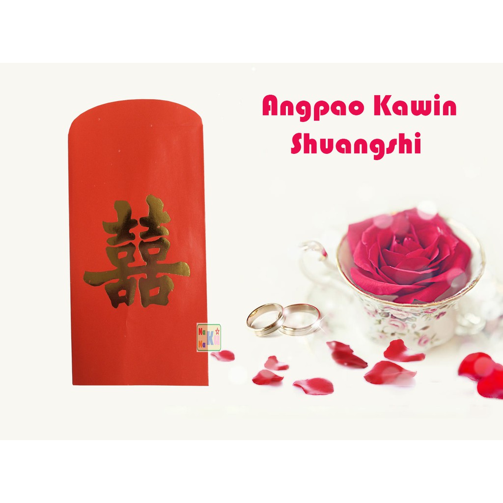 Angpao Kawin Shuangshi / Amplop untuk pernikahan