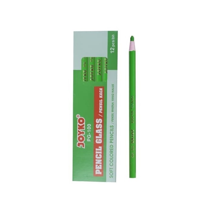 

Pensil Kaca / Pencil Glass Joyko PG-100 Hijau / 1 BOX 12 PCS