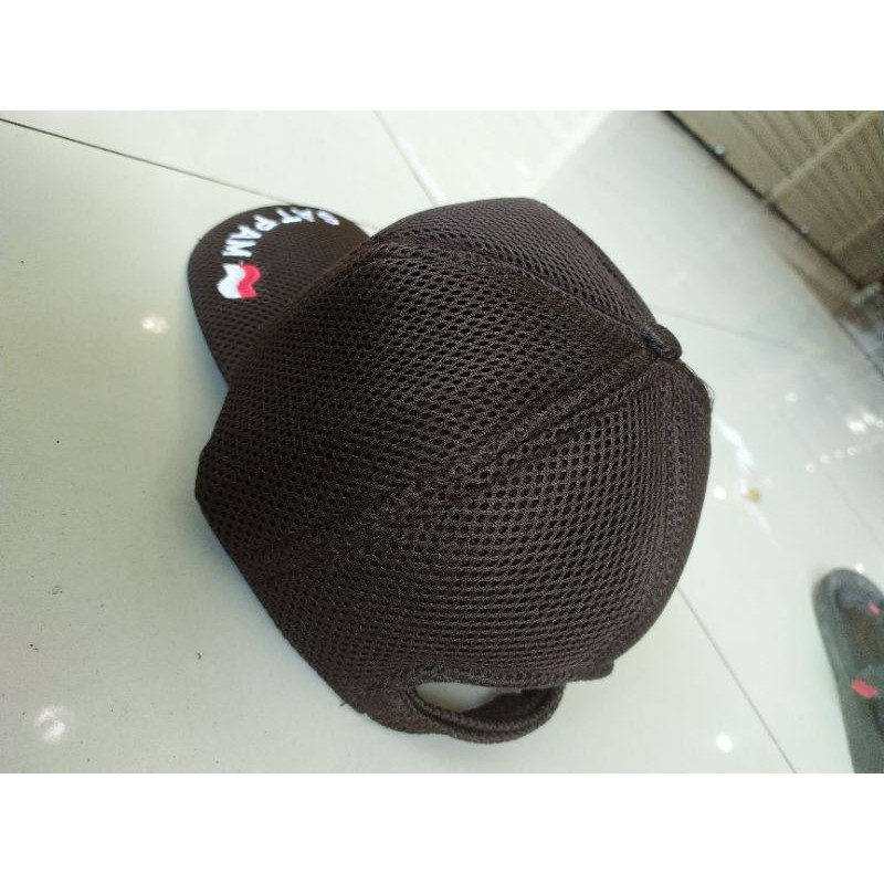 TOPI SATPAM COKLAT TUA terbaru