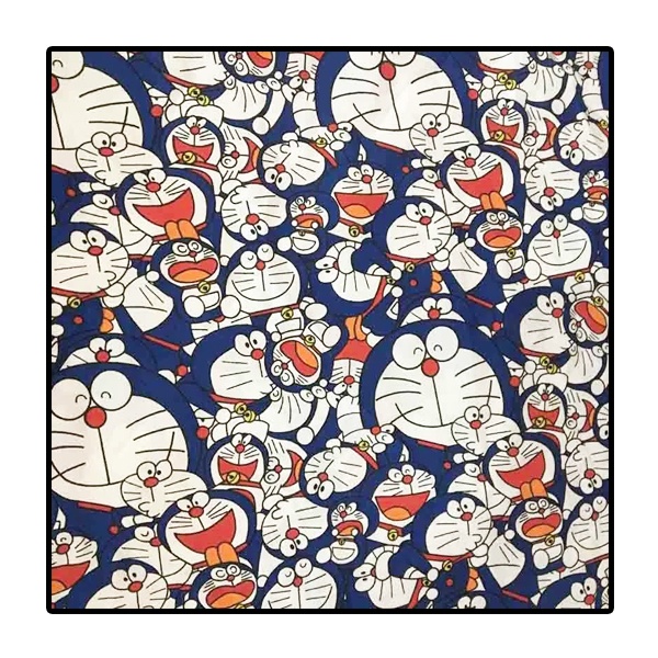 Kain Gendongan Bayi Selendang Cukin Jarik Motif Karakter Random Doraemon 240x70cm Tanpa Ring