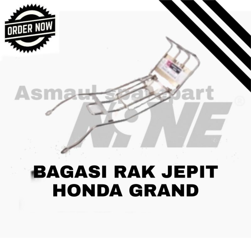 Rak Keranjang Jepit Kranjang Bagasi Tengah Motor Honda Astrea Grand Impresa Legenda Star Full Besi