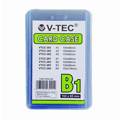 

Plastik ID Card Mika B1 (Name Tag / Glue Card / Card Holder) PAK