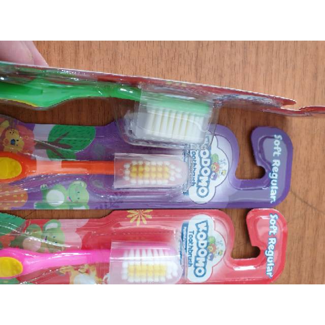 Sikat Gigi Anak KODOMO Tooth Brush Soft Regular Dan Zig Zag Karakter