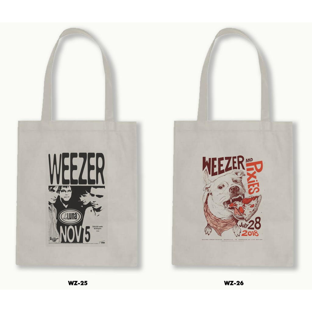 TOTE BAG BLACU - WEEZER .02