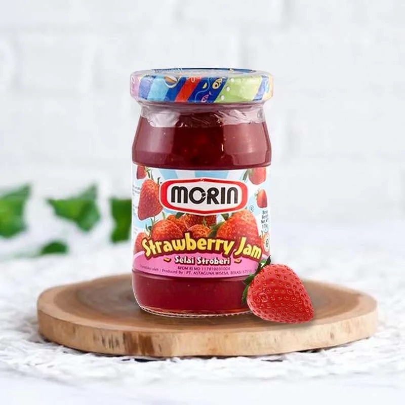 

MORIN Jam Strawberry & Raspberry Botol 330 gr