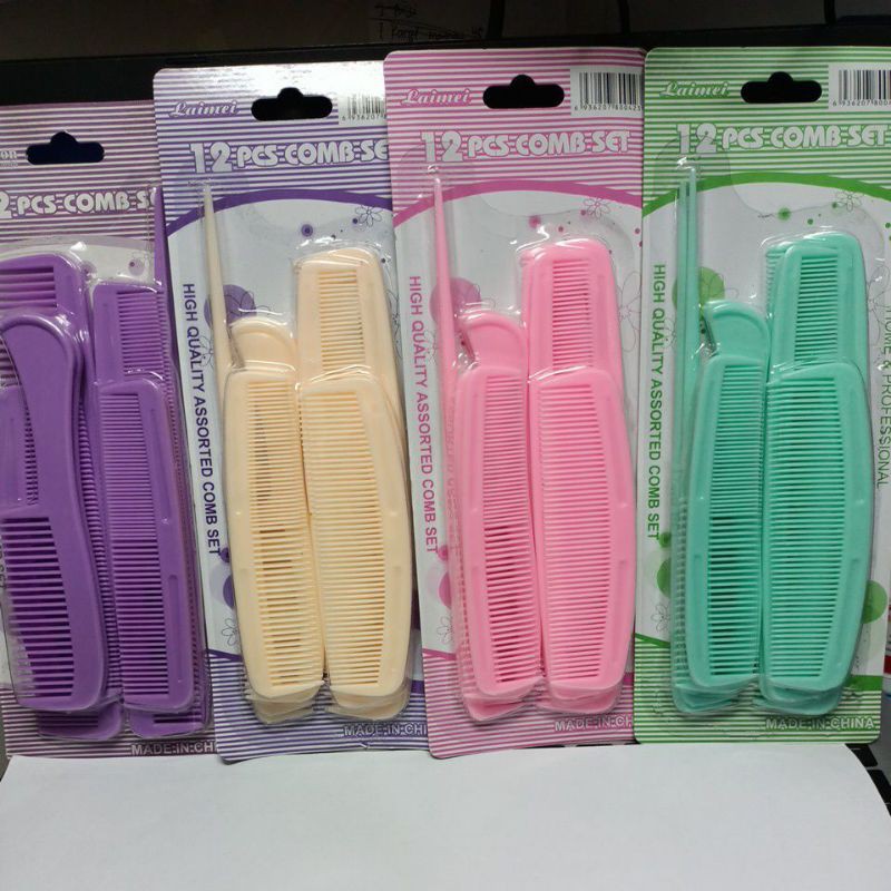 SET SISIR RAMBUT 12 IN 1 BERBAGAI MACAM MODEL SISIR