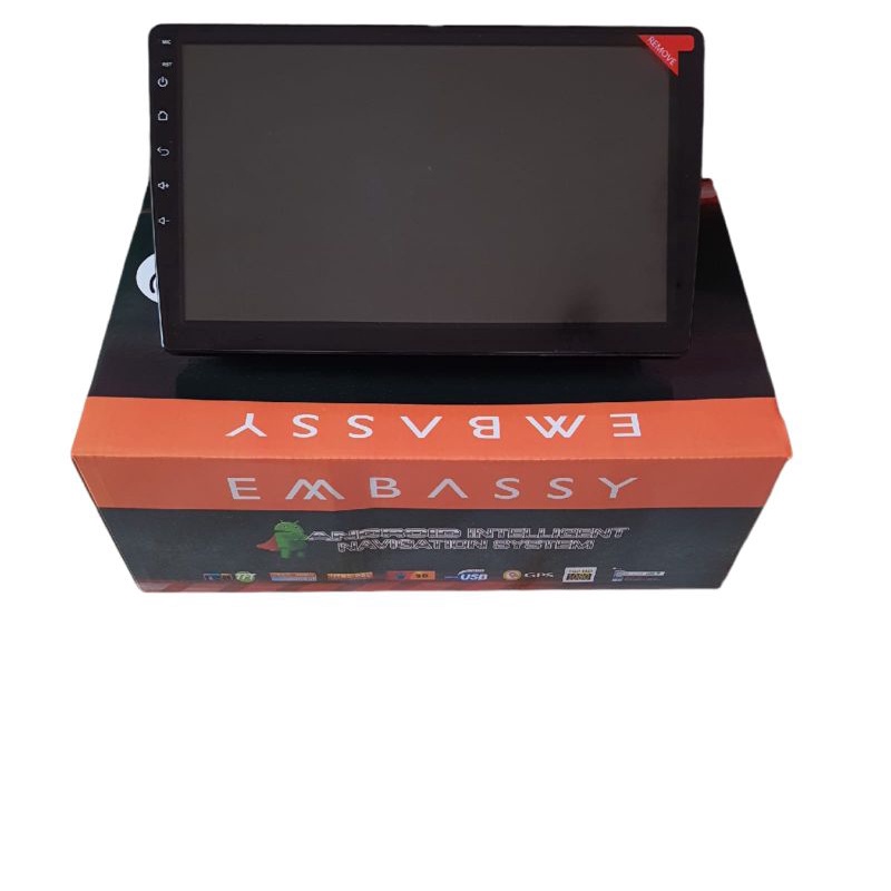 Head unit android 10 inch embassy T5 ram 2 rom 32 voice command