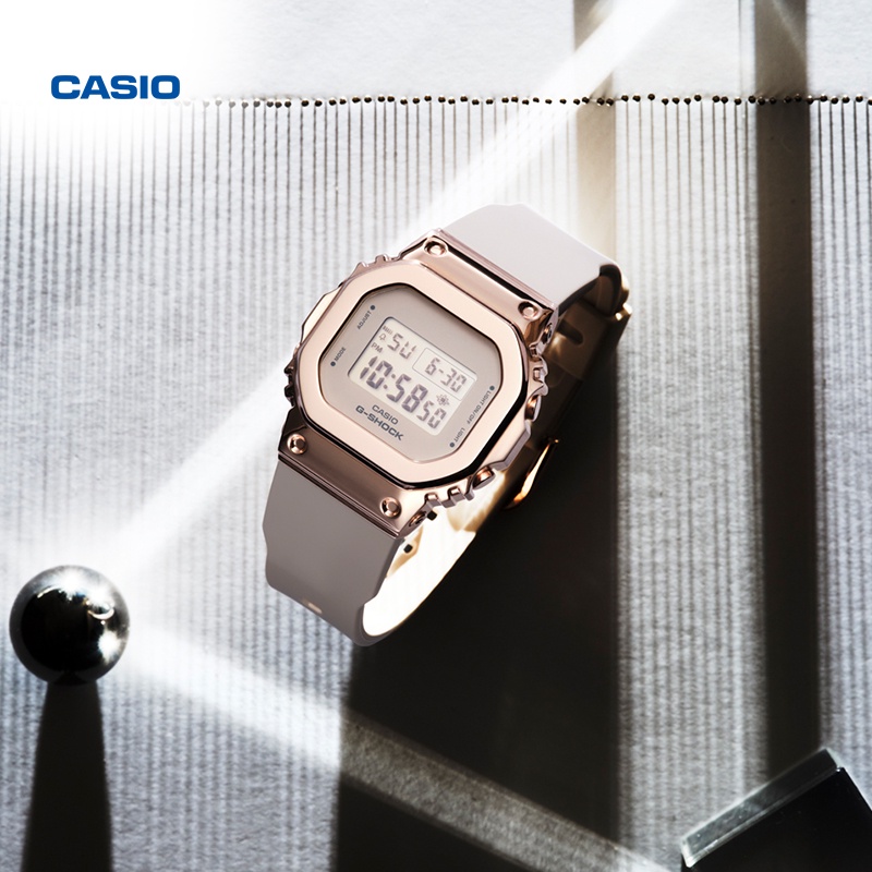 Casio G-SHOCK Jam Tangan Fashion Sports Trend Waterproof  Women's Watch GM-S5600 Series Watch