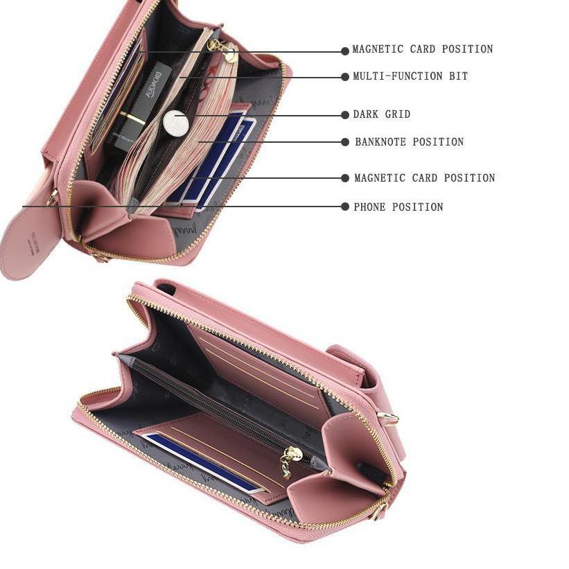 ✮✮ Tas Selempang Wanita Kulit Dompet Multifungsi Forever Baellerry N8591