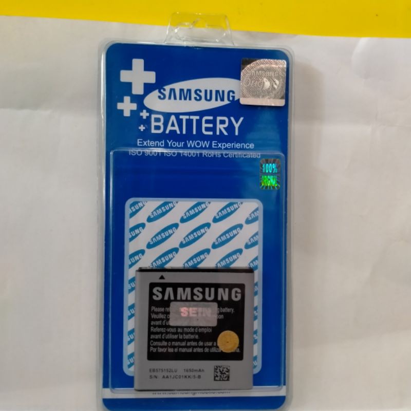 BATERAI BATTERY BATRE SAMSUNG GALAXY S1 - I9000 - EB575152LU BATU HP ORIGINAL SEIN