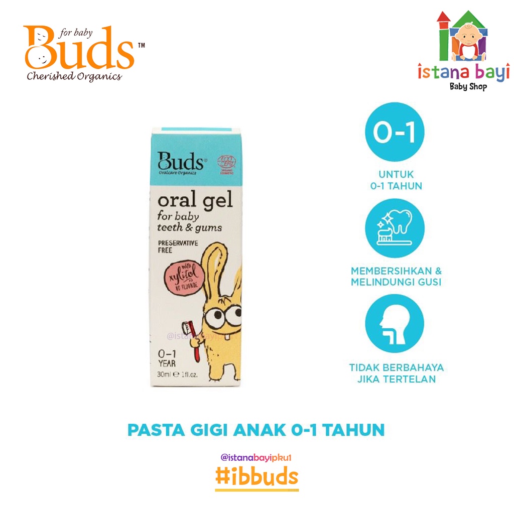 Buds Organics Oral Gel - Pasta gigi bayi