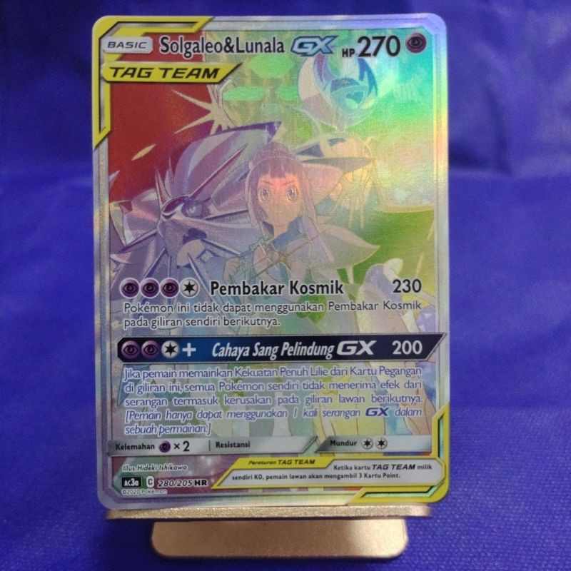 Jual POKEMON CARD "Solgaleo&lunala" tag team GX HR Pokemon TCG