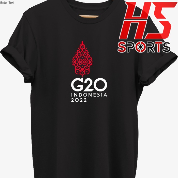 BAJU G20 - KAOS KTT G20 INDONESIA - TSHIRT KTT G20 2022 INDONESIA