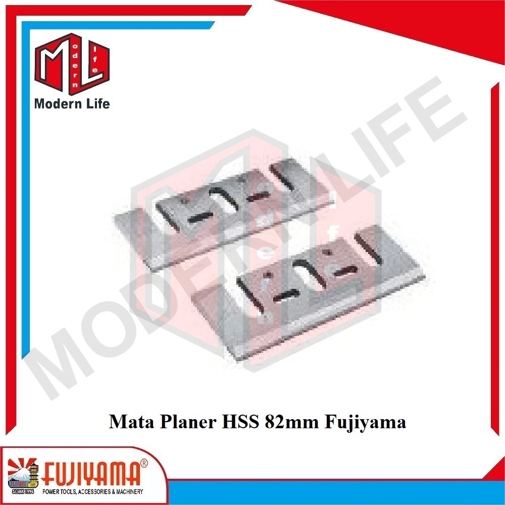 FUJIYAMA Mata Planer Blade HSS 82mm / Mata Serut Planer Kayu HSS 82mm