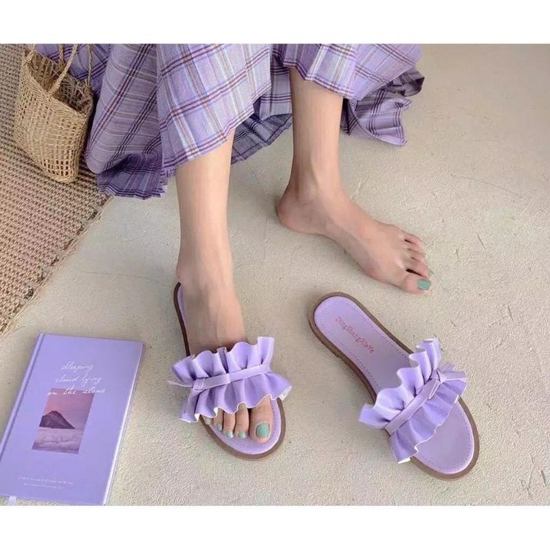 Sandal Kerut Wanita Murah AG09