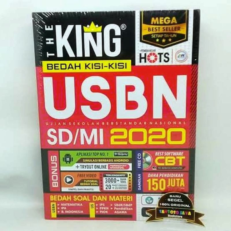 Buku USBN SD/MI 2020 : The King Bedah Kisi-kisi-1