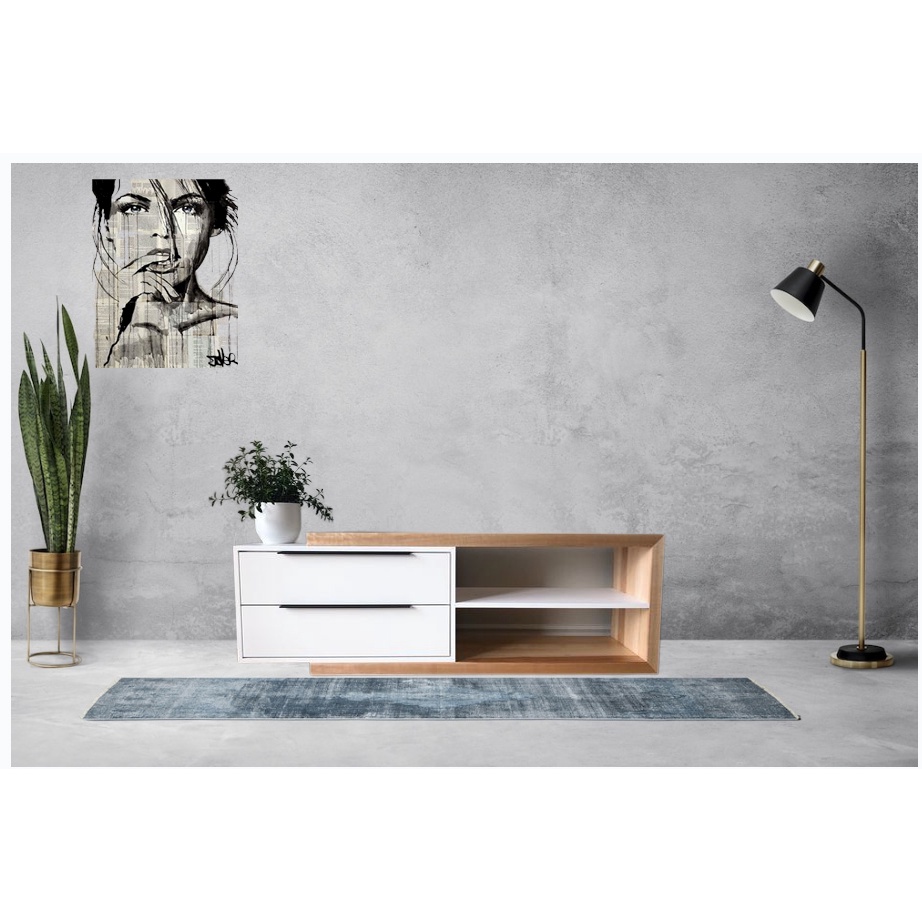 Meja Bufet/Meja TV Hias Sudut Model Edward Gaya  Minimalis Modern