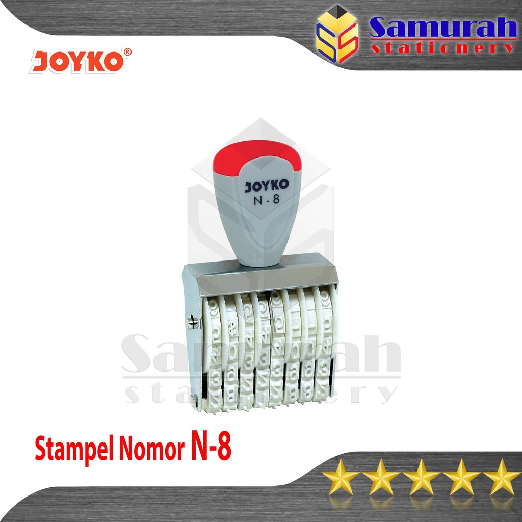 

Stampel Angka Joyko N-8 / Stamp Number N 8 Digit / Stempel Nomor N8