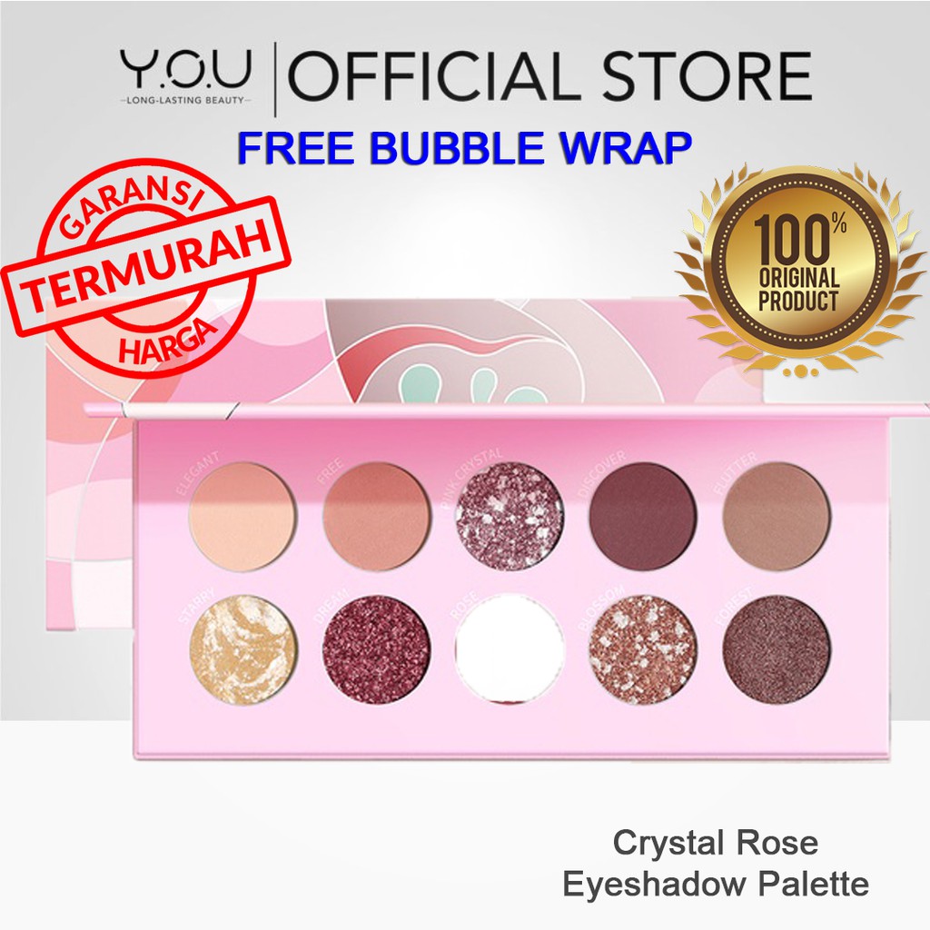 YOU Crystal Rose Eyeshadow Palette