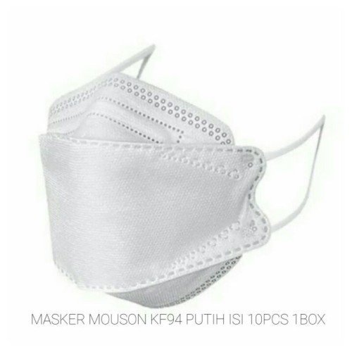 Masker KF94 putih isi 20 pcs Anti Debu &amp; Virus