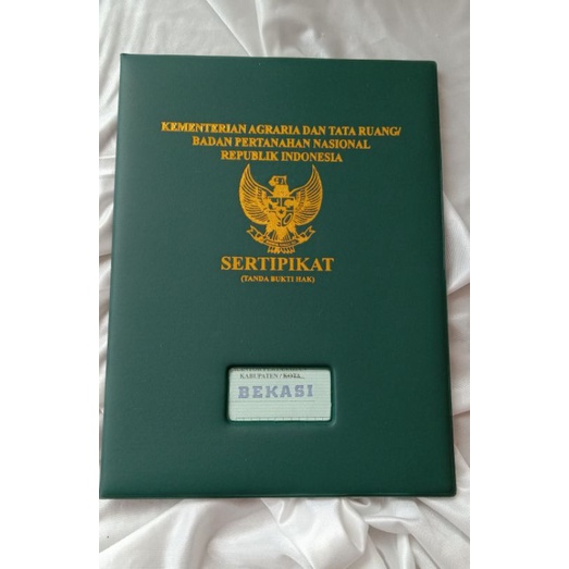 

sampul seripikat/sampul akta/cover sertipikat/map sertipikat