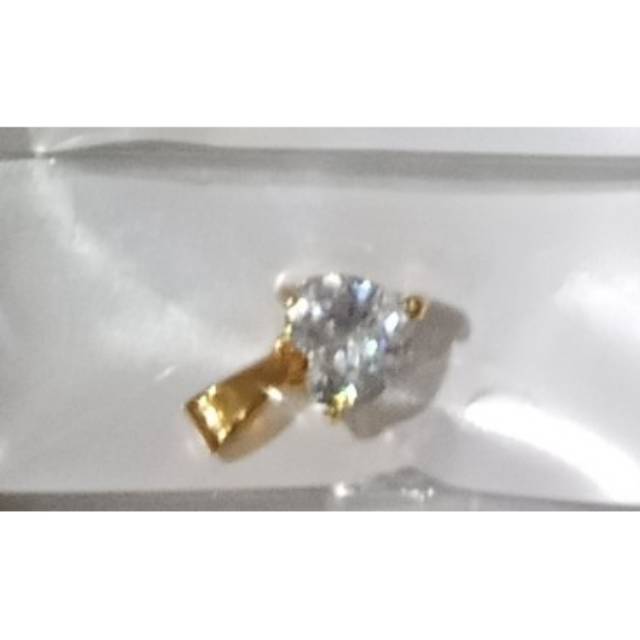 Liontin Titanium Emas Anti Karat Anti Luntur 100% Titanium Asli Titanium Stainlis Titanium Emas