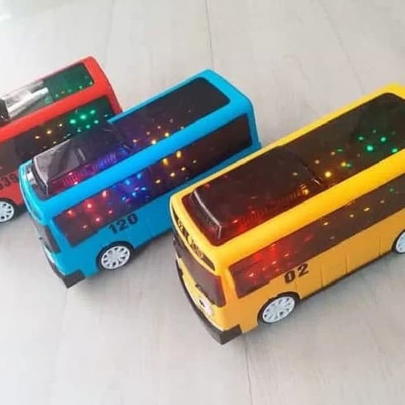 TAYO LAMPU N MUSIK Mainan Bus Tayo Besar Lampu Dan Musik /The Little Bus Versi Indonesia