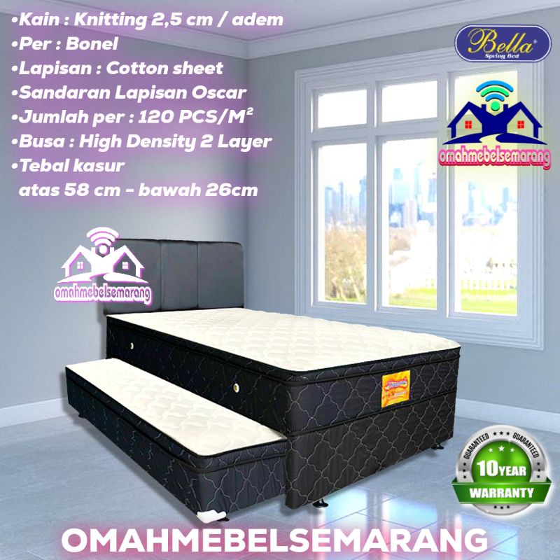 Springbed 2in1 BELLA DIAMOND Kasur Sorong Minimalis